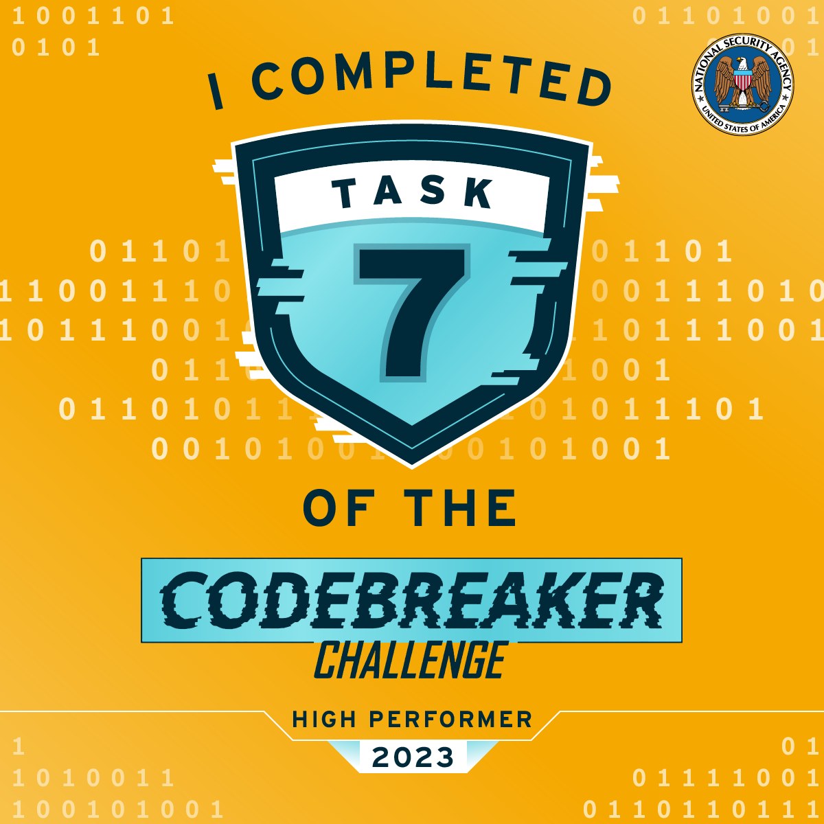 NSA Codebreaker 2023 Task 7